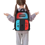 Kid Boy 3D Cartoon Game Console Design Three Piece Set Backpacks Schoolbags