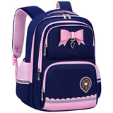 Teenagers Kid Girl Cute Bow Schoolbag Nylon Fabric Waterproof Backpack