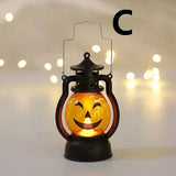 Halloween Pumpkin Ghost Face Lamp Portable Skull Decoration Light