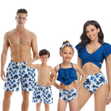 Family Matching Mother Daughter Look Same Swimsuits