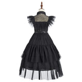 4-14Y Kids Birthday Party Halloween Gothic Witch Carnival Dresses