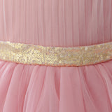 4-10Y Kid Girl Elegant Bridesmaid Party Flower Tulle Wedding Birthday Princess Dresses