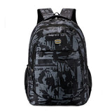 Fashion Printed Camouflage Student Boys Backpack Large Capacity Lightweight Schoolbags