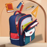 British Primary Students Backpack Large Capacity Lightweight Waterproof Book Bag