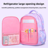 Cute Schoolbag Kid Girls Cartoon Bookbag Large Capacity Lightweight Backpack