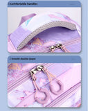 3pcs Kids Girl School Backpack Lunch Pencil Bag Set