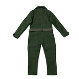 Adventure Awaits with Our Embroidered Pilot Jumpsuit and Belt School Gymnastics Costumes for Holiday Dress Up Parties