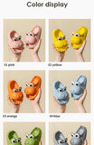 Dinosaur Children's Slippers Summer Boys and Girls Thick Bottom Non-slip Indoor Home Cartoon Parent-child Sandals Slippers