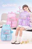 Kid Girl Bow Knot Schoolbags Waterproof Schoolbag
