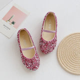 Kid Girl Spring Beauty Pointed Toe Leather Party Shoes