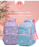 Kids Backpack Large Capacity Lightweight Durable School Bags for Grade 1-6 Students