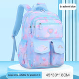 Cute Schoolbag Kid Girls Cartoon Bookbag Large Capacity Lightweight Backpack
