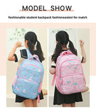 Kids Backpack Large Capacity Lightweight Durable School Bags for Grade 1-6 Students
