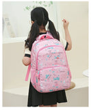 Kids Backpack Large Capacity Lightweight Durable School Bags for Grade 1-6 Students
