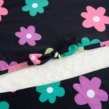 High Waist Bikini 2026 Printed Girls Swimsuit Kids Swimwear Female Children Bathers