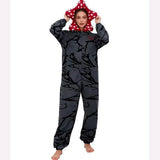 Family Matching Adult Kid Demogorgon Plant Design Onesie Christmas Pajamas