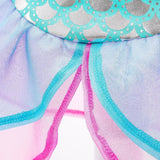 Kid Girl Party Fishtail Mermaid Princess Dresses Cosplay Halloween Merman Dress