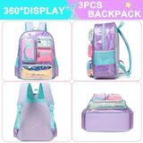 Students Kid Girl Backpack School Cute Backpack 3 Pcs/set