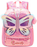 Kid Girl Kindergarten Primary School Sequins Backpack Schoolbags