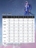 Kids Deluxe Frost Dragon Cosplay Fantasy Costume For Back To School, Halloween And Role-play Performances 3-12years