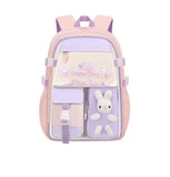 Kid Girl Rabbit Backpack Oxford Multiple Pockets Large Capacity School Bag
