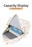 Kid Student Nylon Sweet Strawberry Print School Bag Backpacks