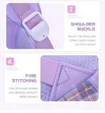 3pcs/set Kid Cute Plaid Bowknot School Backpack Bookbag