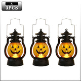 Halloween Pumpkin Ghost Face Lamp Portable Skull Decoration Light