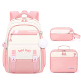 3pcs/set Kids Girl Fashion Schoolbags Backpack With Lunch Box Pencil Case Set