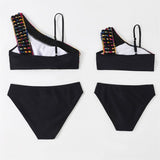 Family Matching One-Piece Mommy and Daughter Bathing Swimsuits