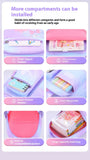 Kid Cute Cartoon Backpack Gradient Large Capacity Waterproof School Bags