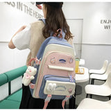 5 In 1 Kid Girl School Bag Multifunctional Large Capacity Casual Travel Backpack