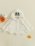 0-4Y Toddler Baby Boys Girls Cloak Jacket Halloween Pumpkin/Ghost Costume
