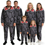Family Matching Adult Kid Demogorgon Plant Design Onesie Christmas Pajamas