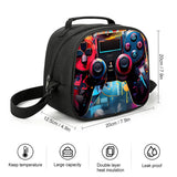 Kid Cool 3D Flat Cartoon Game Controller Three Piece Set Backpacks Schoolbags