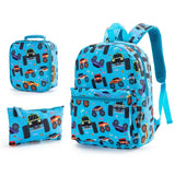 Kid Teenager School Backpack Fashion Print Shoulders Bag