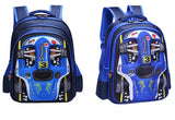 Kid Boy Personalized 3D Car Backpack Fun Cartoon School Bag