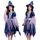1-12Y Kid Baby Girl Halloween Party Witch Carnival Witch Costume