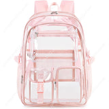 Girls Women Large Clear Backpack School Bookbag Transparent Backpack