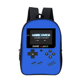 16.5In Kid Games Console Backpack 2D Flat Cartoon Schoolbag