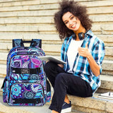 3PCS Kid College Boy Backpack 16 Inch School Bookbag Anti Theft Daypack
