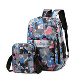 3 pcs/Set Girl Waterproof School Bags Orthopedic Backpack Book Bags
