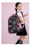 Elementary School Students Fashion Backpack Gradient Color Campus Schoolbag