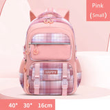 Kid Teenager Girl Backpack Pink Purple  Cute Waterproof Kawaii Schoolbag