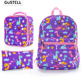 Kid Teenager School Backpack Fashion Print Shoulders Bag
