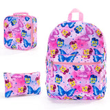 Kid Teenager School Backpack Fashion Print Shoulders Bag