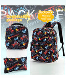 Kid Teenager School Backpack Fashion Print Shoulders Bag