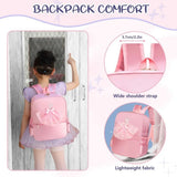 Kid Girl Cute Nylon Ballet Dance Backpack Large Capacity Waterproof Schoolbag