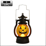 Halloween Pumpkin Ghost Face Lamp Portable Skull Decoration Light