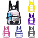Kid Mini Clear Backpack Stadium Transparent PVC Waterproof Bookbags